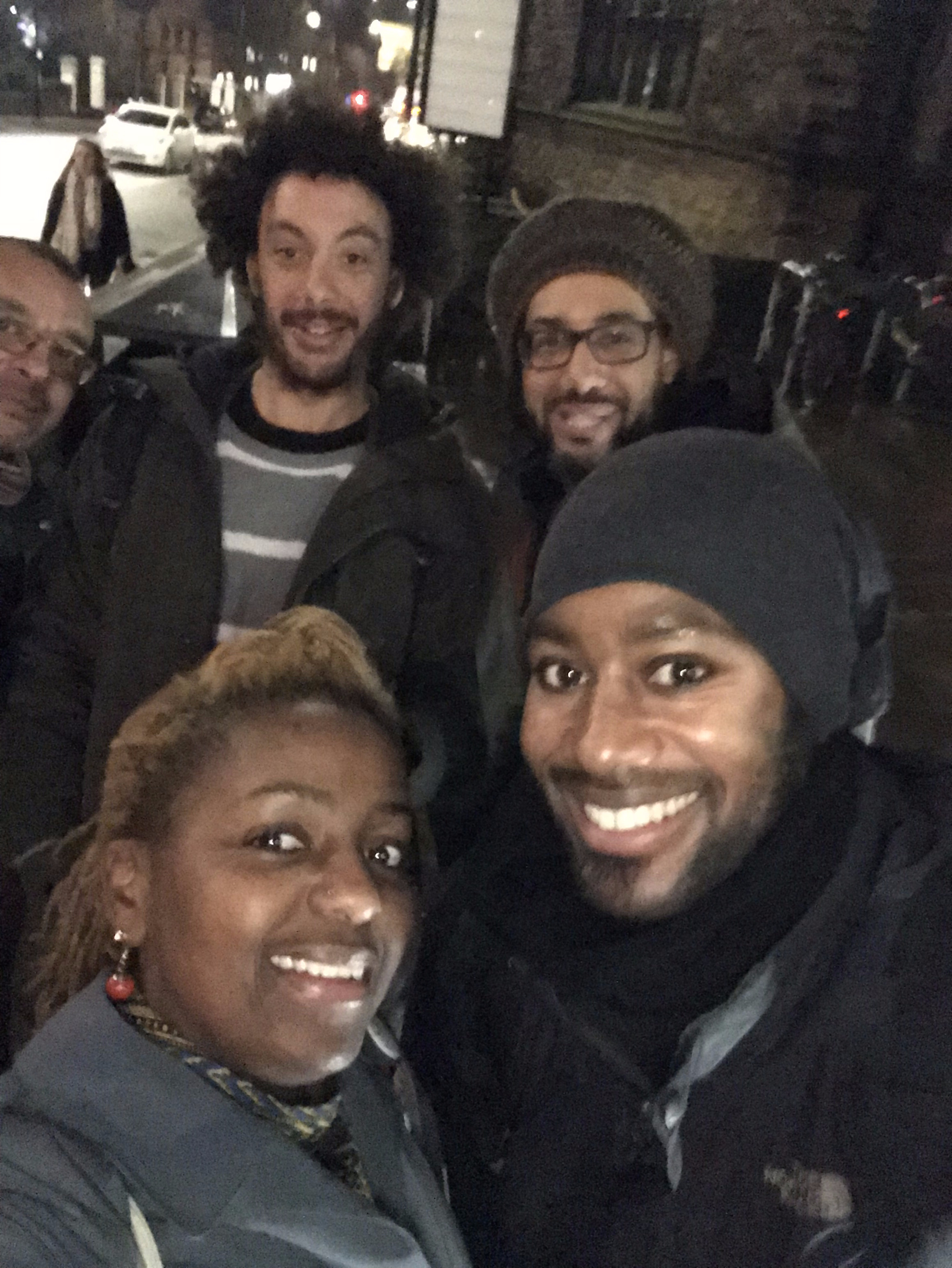 RJN members selfie on a night out