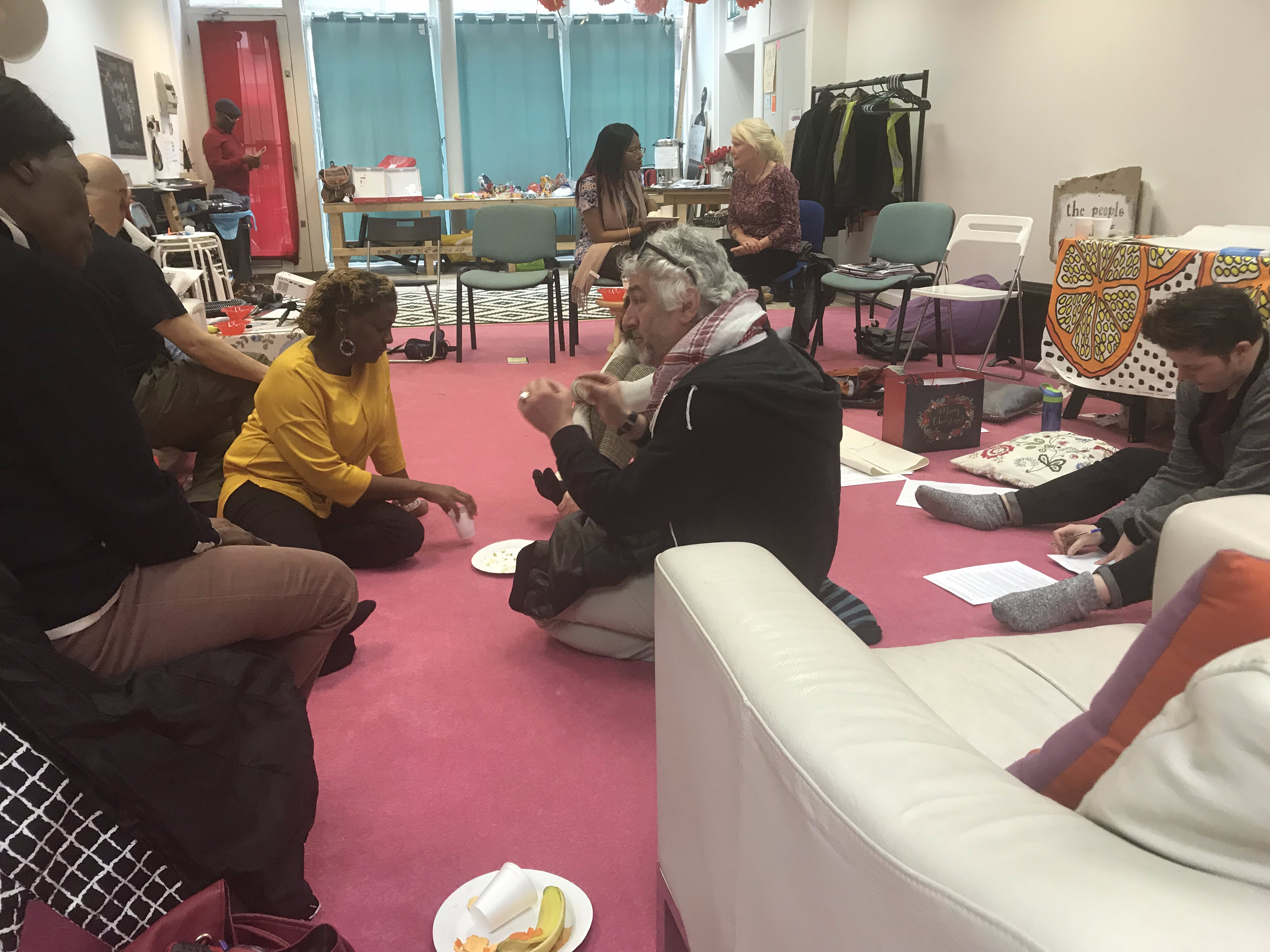 Unlearning Racism workshop circle