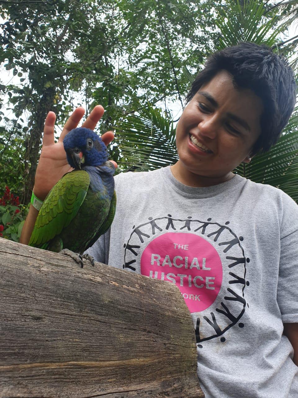 Wearing the RJN t-shirt abroad