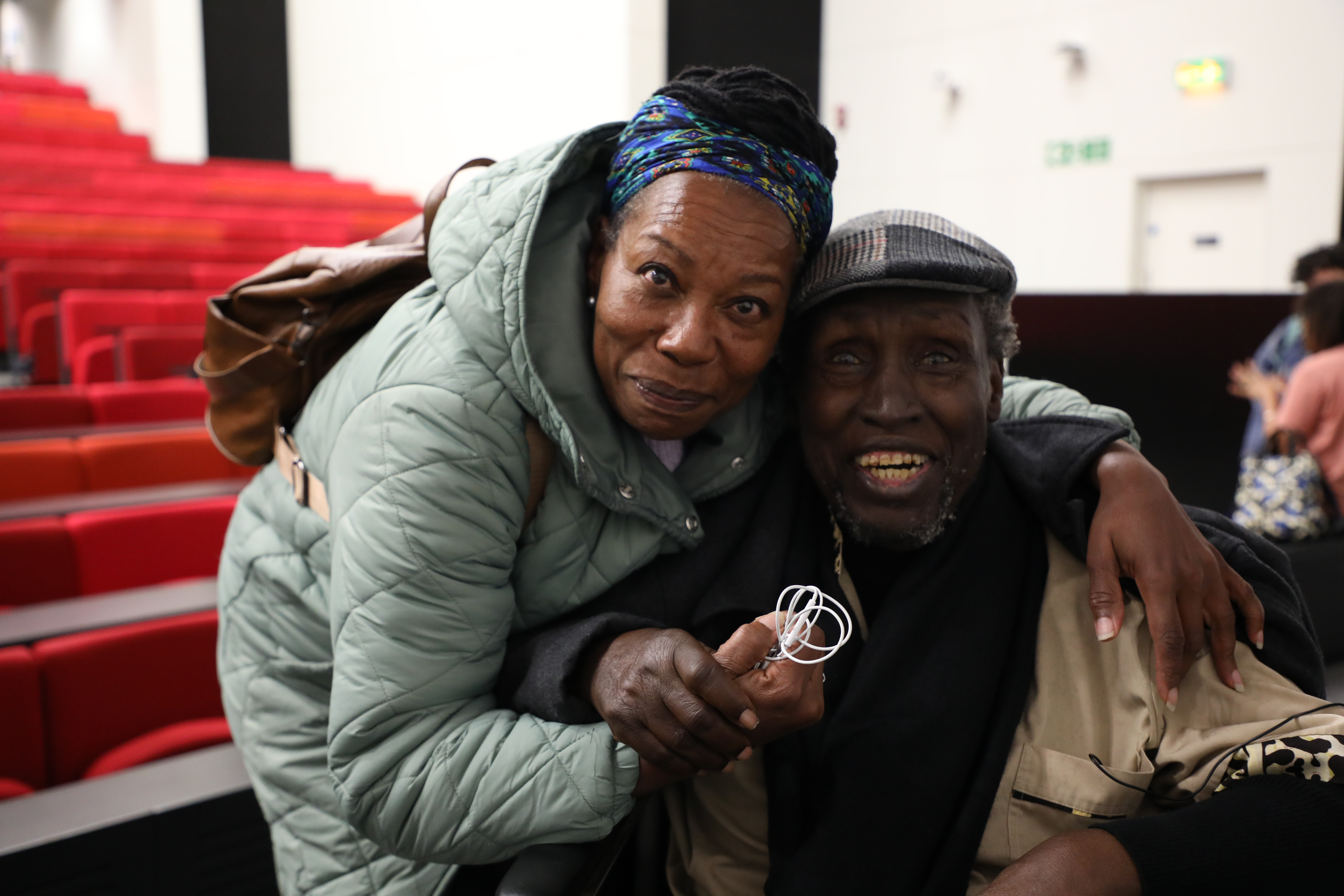 Warm embrace with Professor Ngũgĩ wa Thiong'o